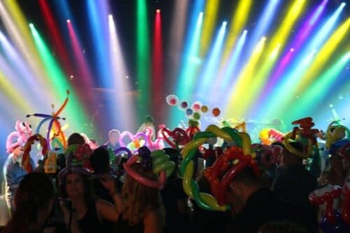 Crazy balloon party