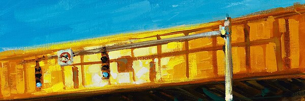 Richell Castellón "SYR 6" original 11x14 acrylic painting on gallery wrapped canvas $385. INQUIRE