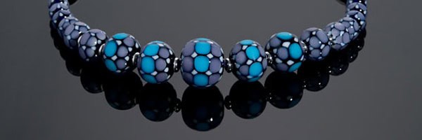 Becky Congdon "Mathematical Order" necklace $240. SOLD (photo by Ann Cady)