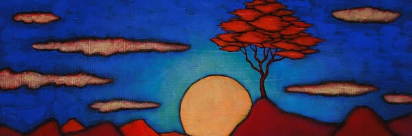 GC Myers "Glowtime" original 12x16 acrylic painting on panel 🔴SOLD