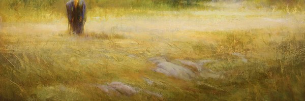 Martin A. Poole "Field" original 18x22 oil 🔴SOLD