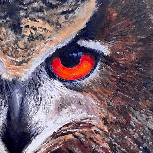 Tom Gardner "Raptor" 16x20 oil $1,400. (Inquire/eye)