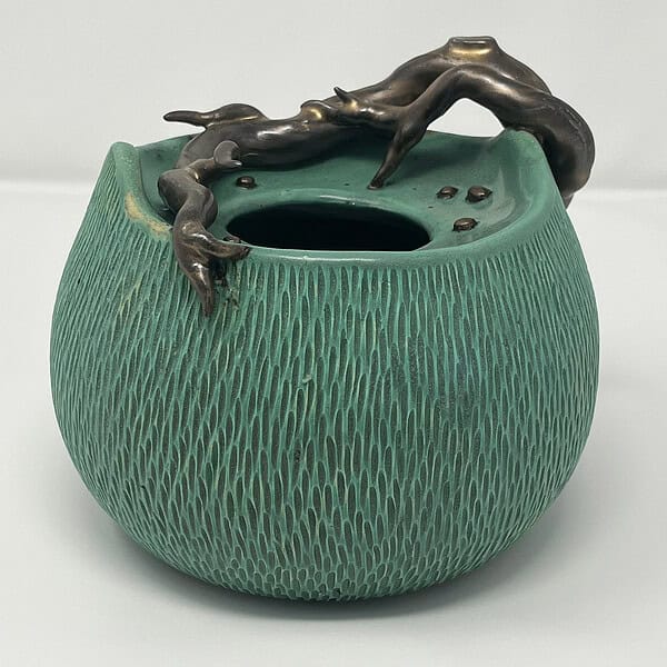 Angela Niforatos "Ceto" original 5.5x7 ceramic vessel $175.