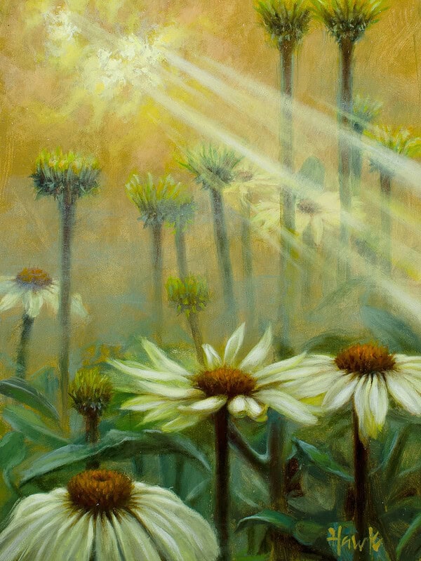 Dana Hawk "Spring Break" original 9x6 oil painting on panel $850.