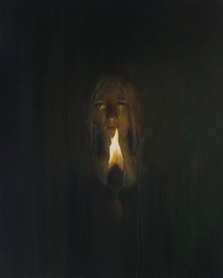 Martin A. Poole "Shine a Light" original 30x24 oil painting $3,850.*