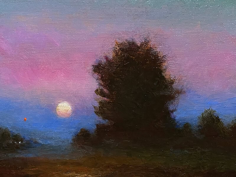 Joseph A. Miller "Signals" 6x8.25 oil on panel $600.