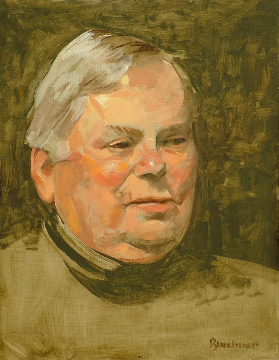 Thomas S. Buechner "Neil O'Donnell - Study" 14x11 oil $2,570. SOLD
