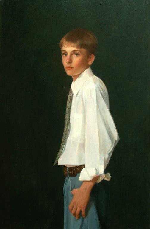 Thomas S. Buechner "Fletcher Monroe I" 42x28 oil $9,000. SOLD