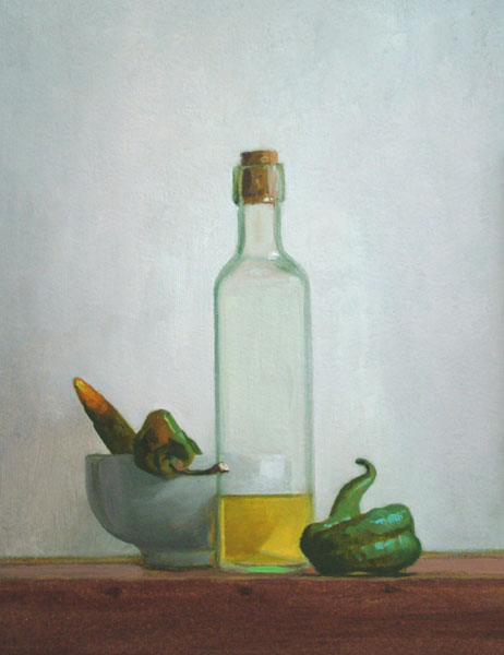 Thomas S. Buechner "Oil and Peppers" 14x11 $2,570.