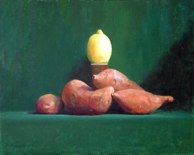 Thomas S. Buechner "Triumphant Lemon" 16x20 oil $3,390.