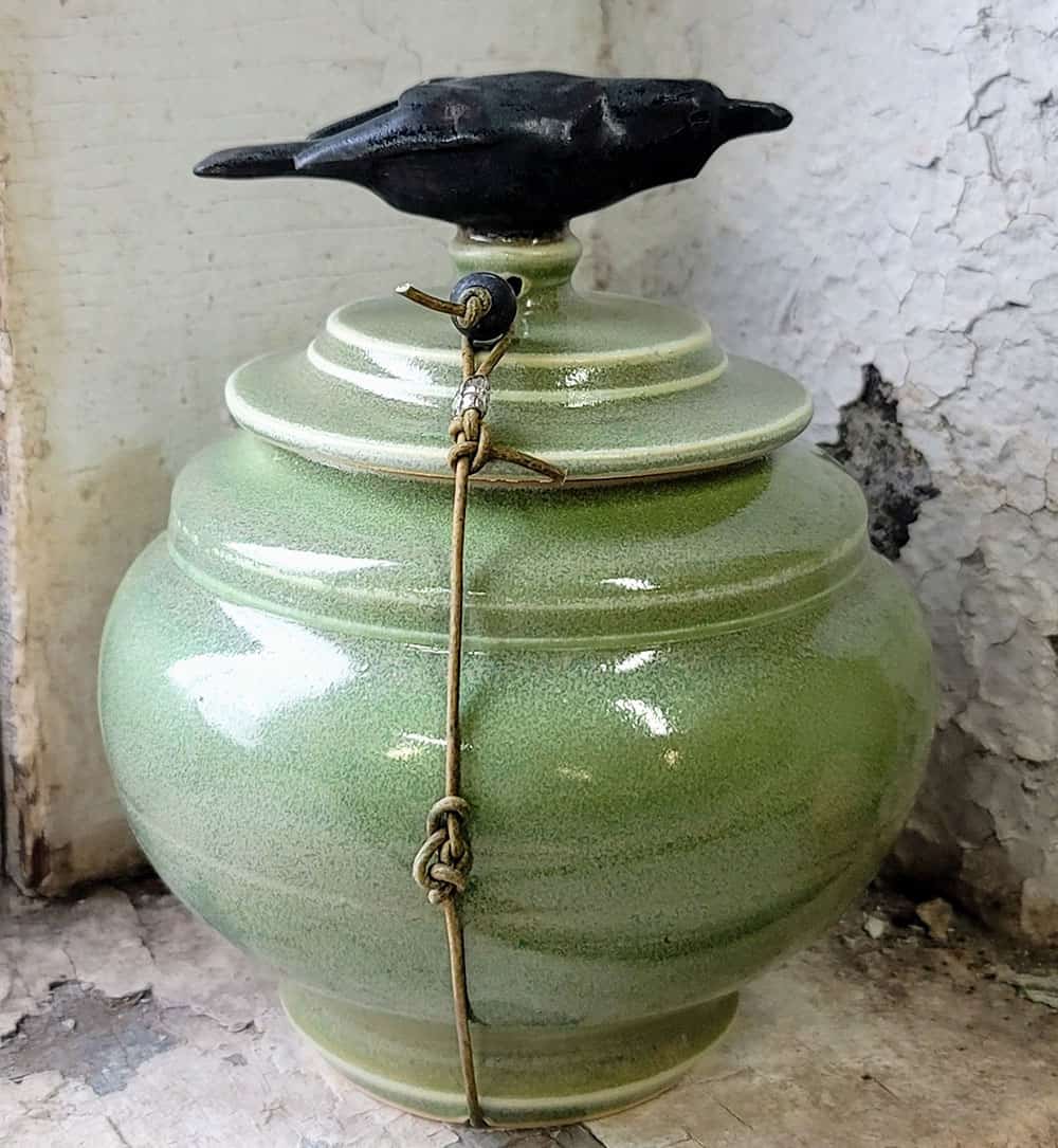 Carolyn Dilcher-Stutz Various Animal Wish Pots (Crow Shown) $95. each Inquire for available options