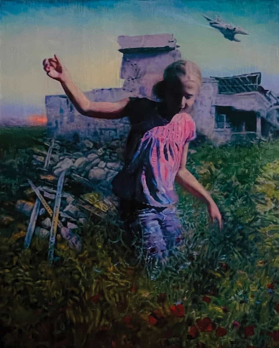 Joseph A. Miller "Compound II" 8x6 oil $600. SOLD