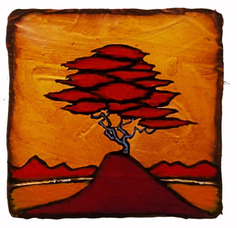 GC Myers "Natural Icon" 2.5x2.5 acrylic/paper SOLD