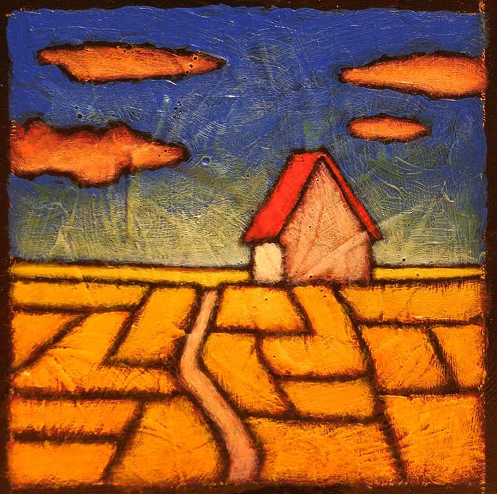 GC Myers "Such a Day..." 4x4 acrylic/panel $ Inquire