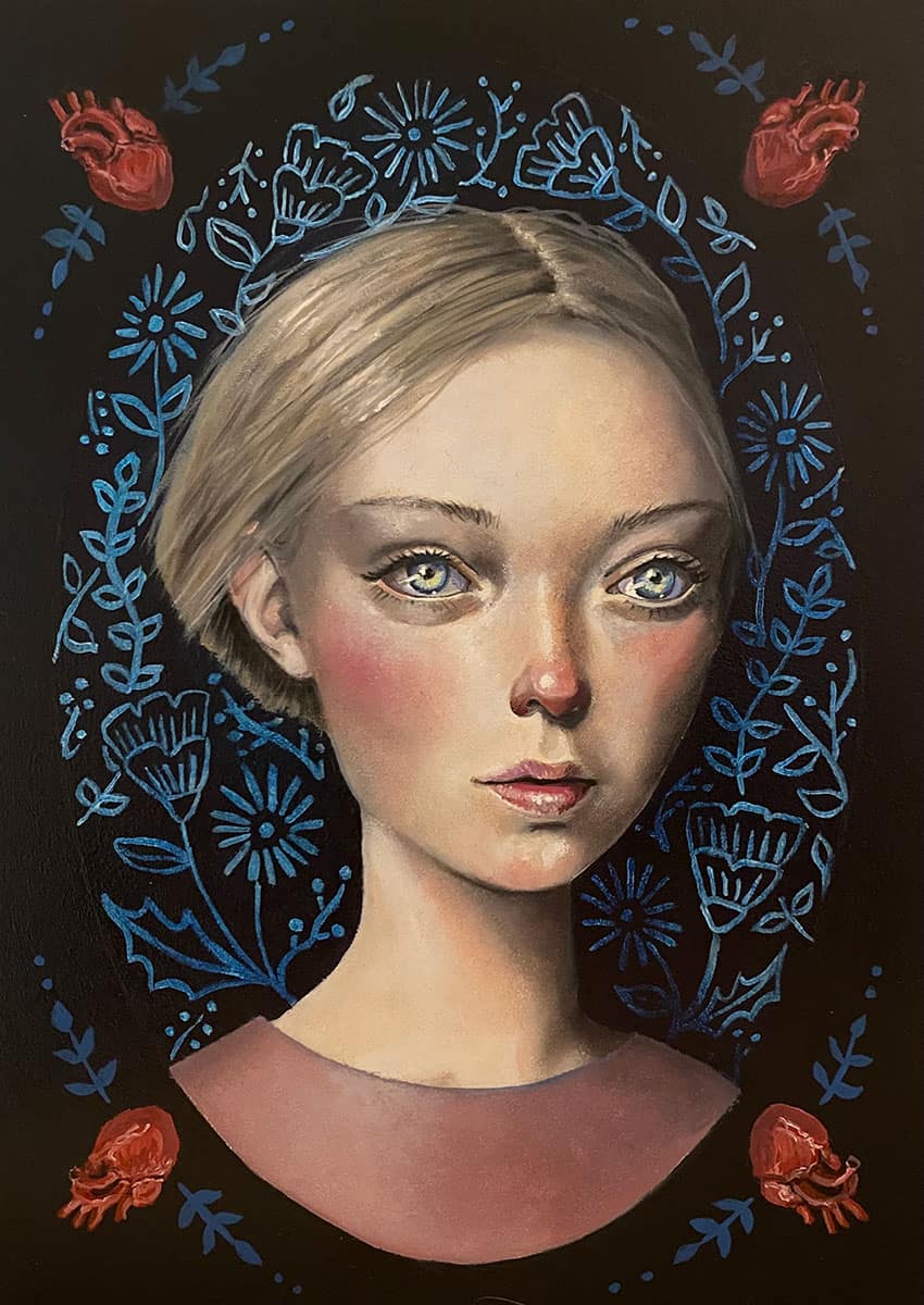 Gina Pfleegor "All the Things We Leave Behind" 7x5 oil $420. SOLD