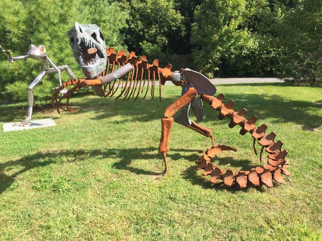James Seaman "Dinosaur" mixed media sculpture $ Inquire