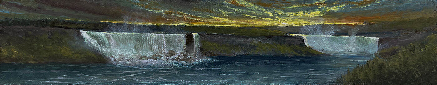 Sean Witucki "Peace in Mind" 1.75x9 oil $300.