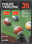 Cartridge Game Cover Philips VideoPAC - Electronic Billiards