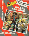 Tape Game Cover Virgin Games Oric - Killer Caverns