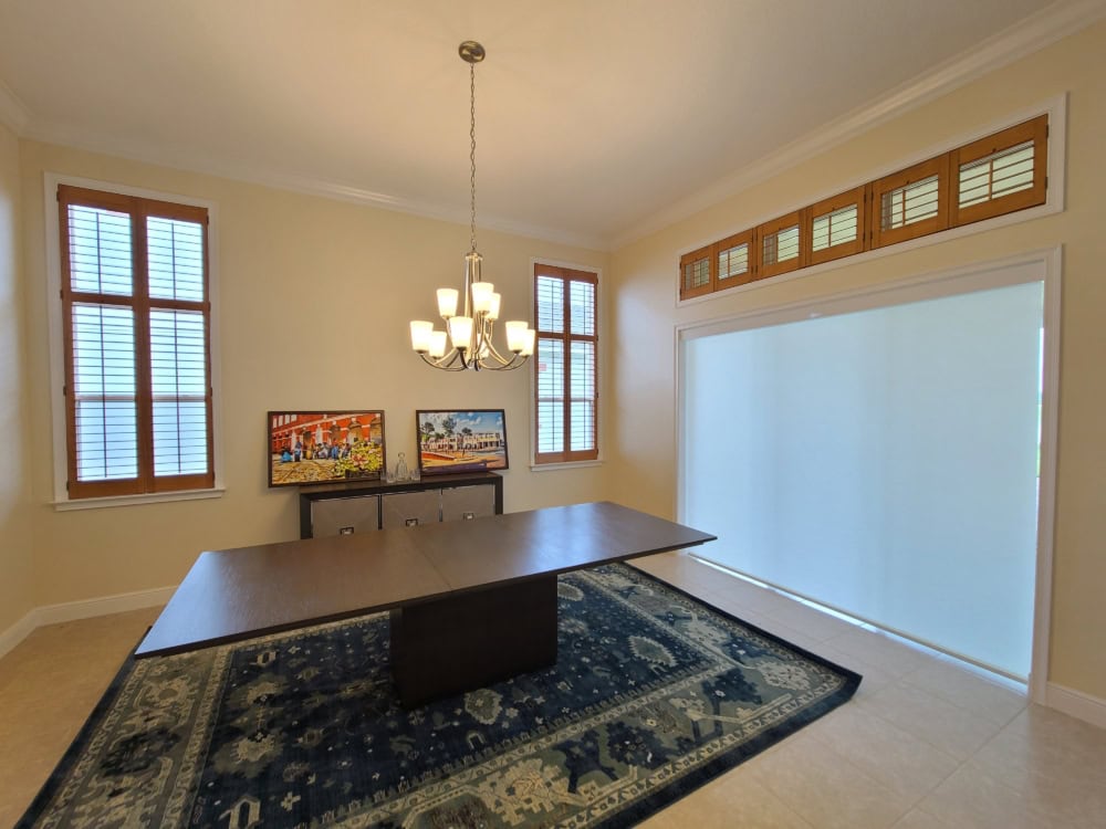 Plantation Shutters and Motorized Shades in St. Cloud