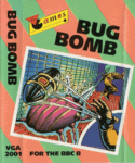Tape Game Cover Virgin Games BBC B - Bug Bomb
