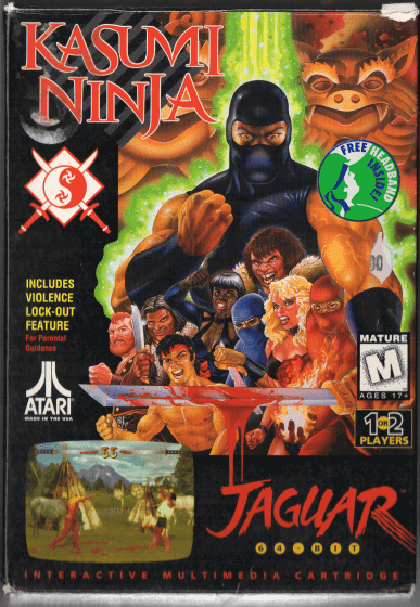 Game Cover Kasumi Ninja - Atari Jaguar