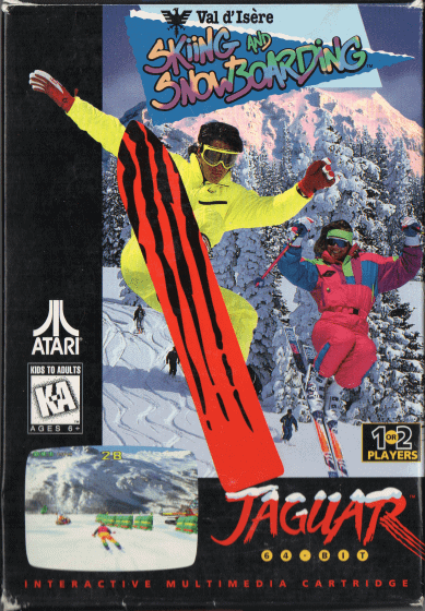 Game Cover Val d'Isère Skiing and Snowboarding - Atari Jaguar