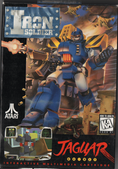 Game Cover Iron Soldier - Atari Jaguar