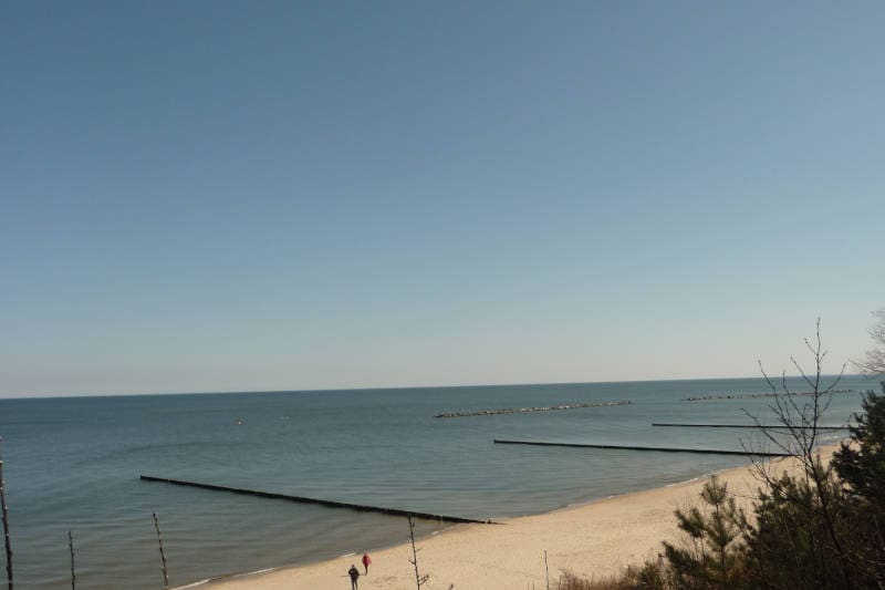 Herbstlicher Blick vom Streckelsberg auf die Ostsee