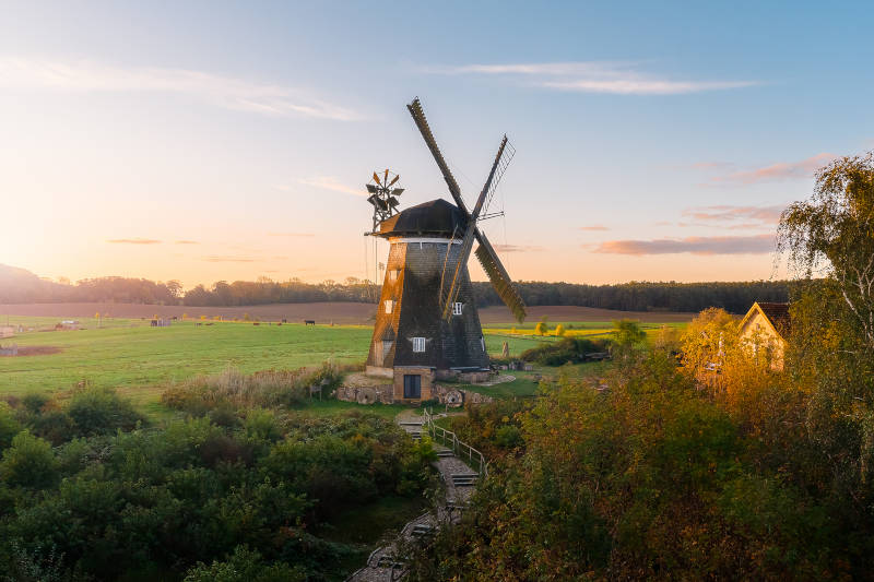 Holländerwindmühle in Benz