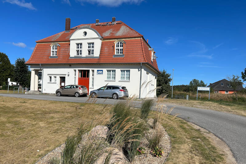 Bahnhof der UBB im Ostseebad Kölpinsee