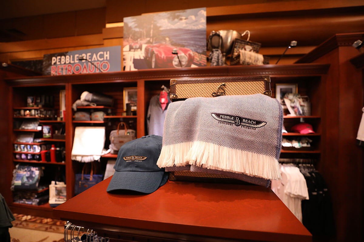 A highly curated selection of rare collectibles and memorabilia at Pebble Beach RetroAuto