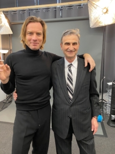 Ewan and Gino Halstons personal tailor
