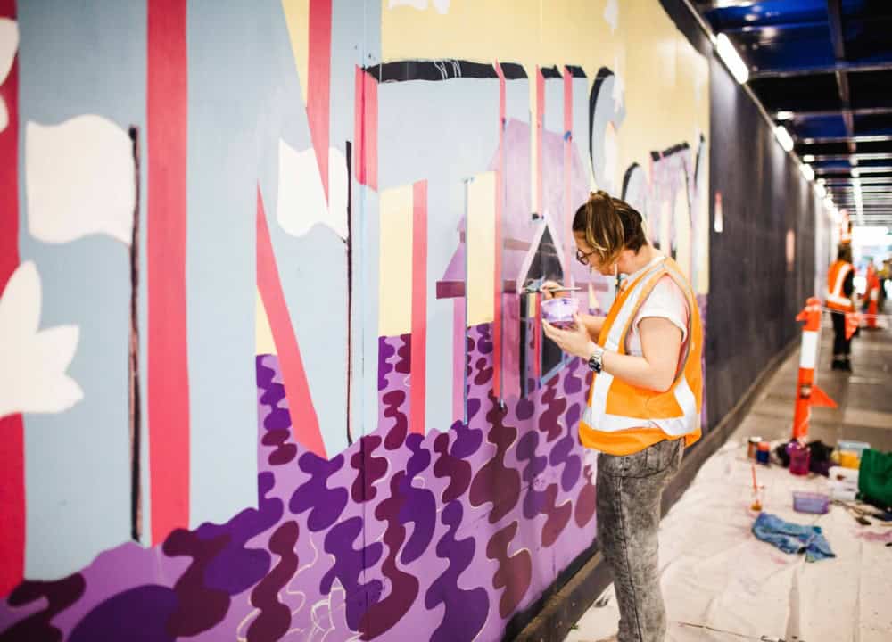 Leah Falcocchio for Brisbane Street Art Festival 2020 (BSAF 2020)