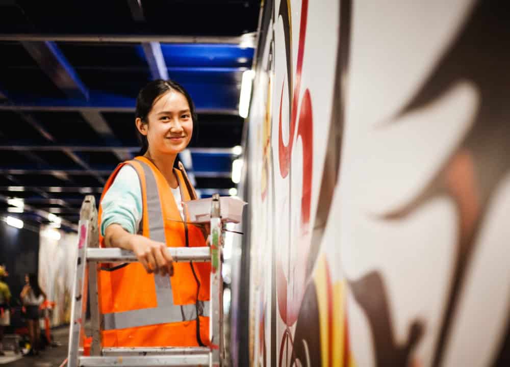 Yin Lu for Brisbane Street Art Festival 2020 (BSAF 2020)