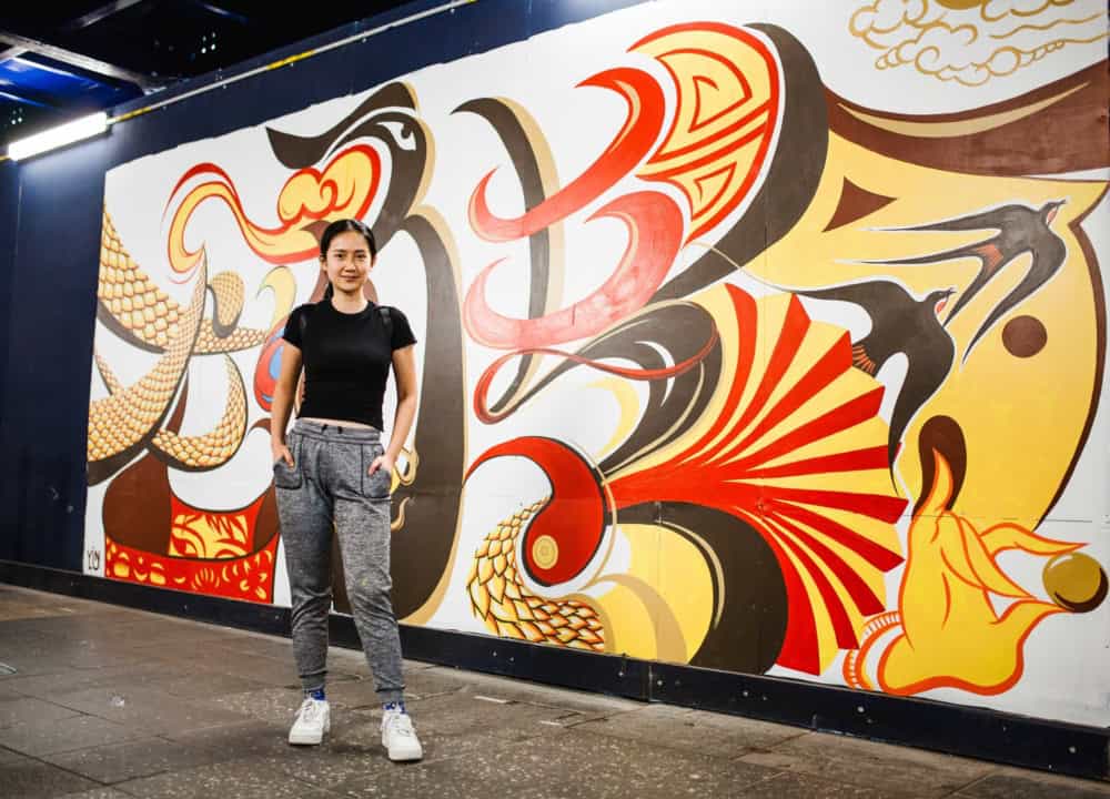 Yin Lu for Brisbane Street Art Festival 2020 (BSAF 2020)
