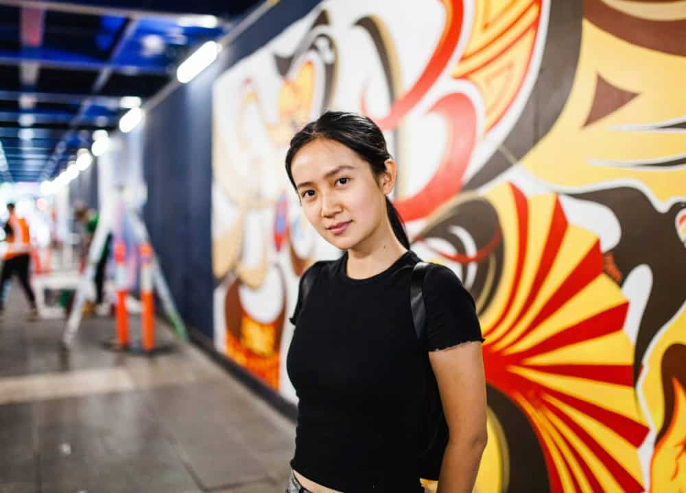 Yin Lu for Brisbane Street Art Festival 2020 (BSAF 2020)
