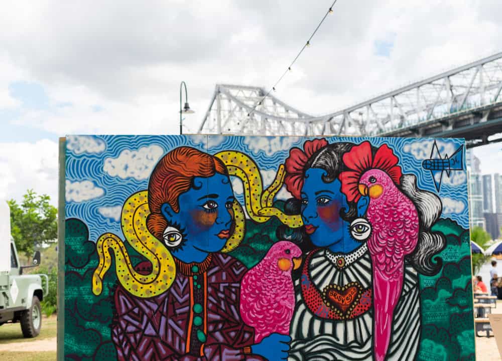 Sarah Hickey for Brisbane Street Art Festival 2019 (BSAF 2019)