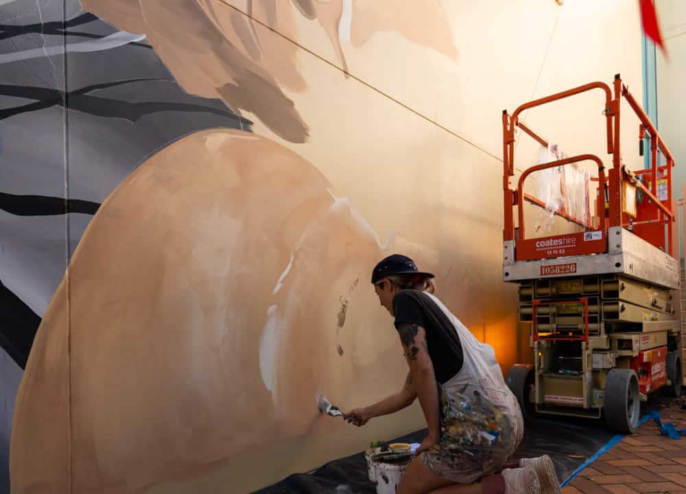 Emily Devers for Brisbane Street Art Festival 2020 (BSAF 2020)