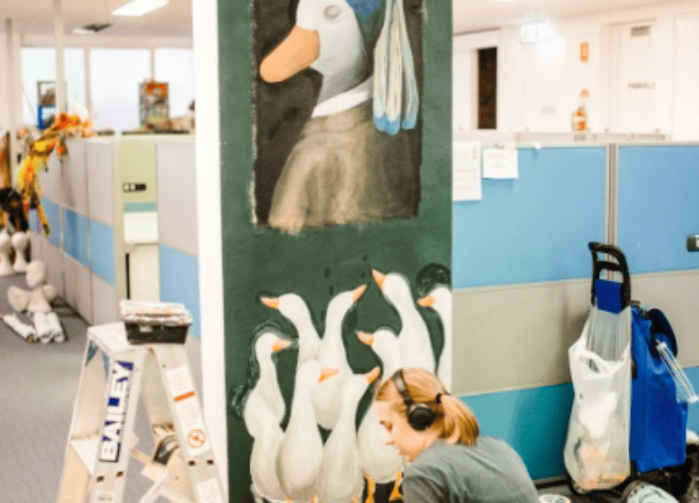 Katherine Viney for Brisbane Street Art Festival 2020 (BSAF 2020)