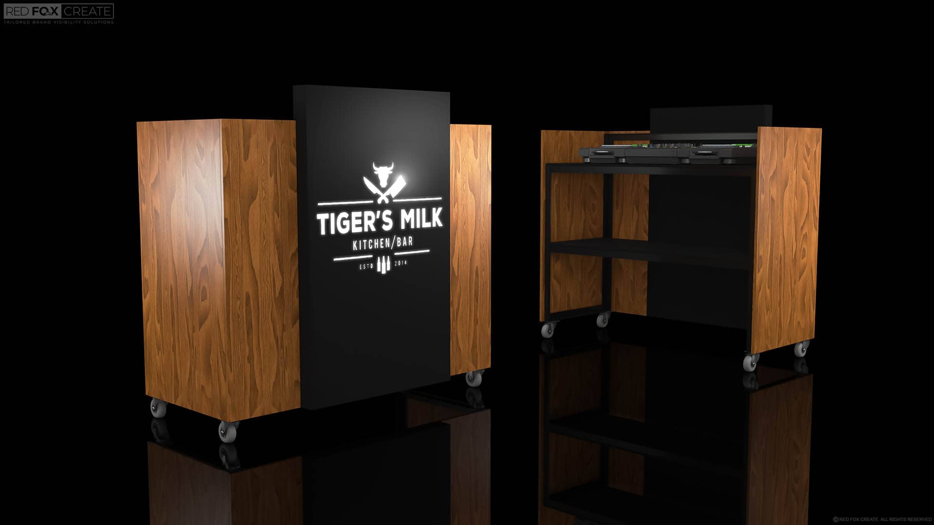 Tiger's Milk DJ Booth Large