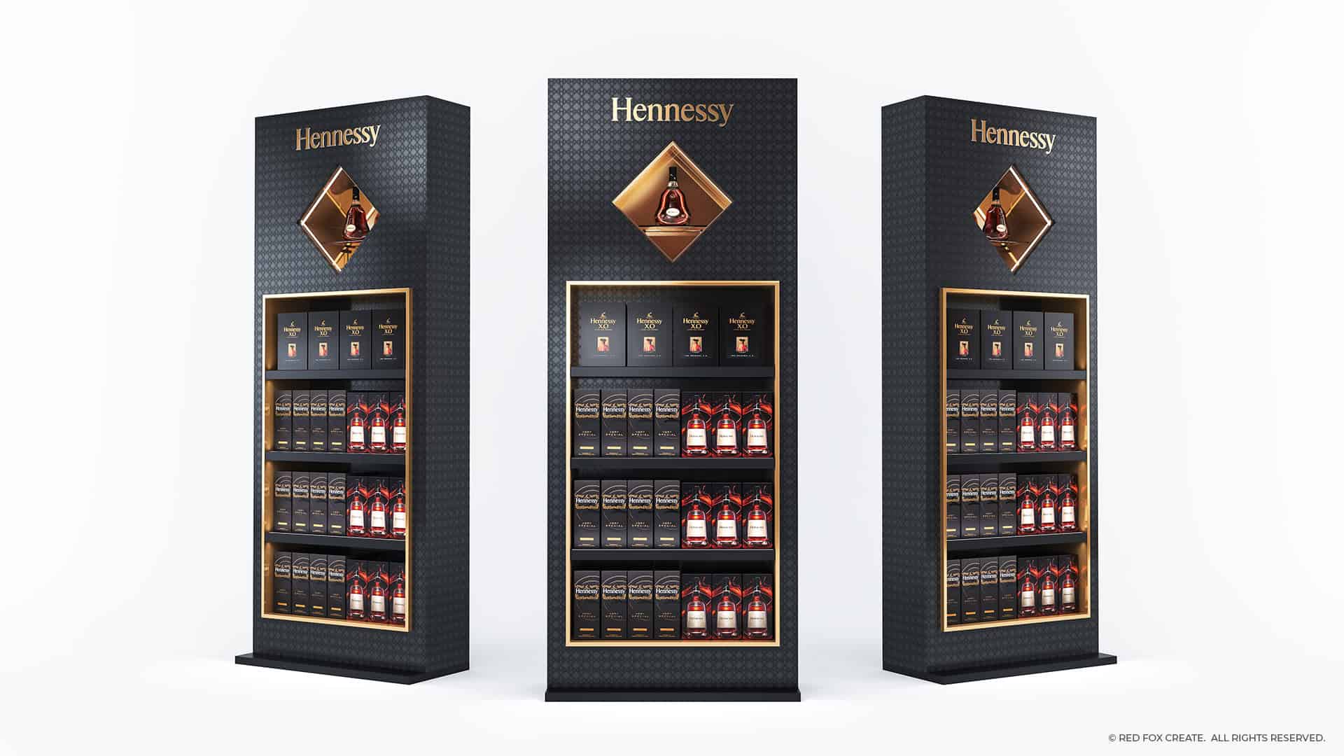 Hennessy Medium Permanent Display Unit