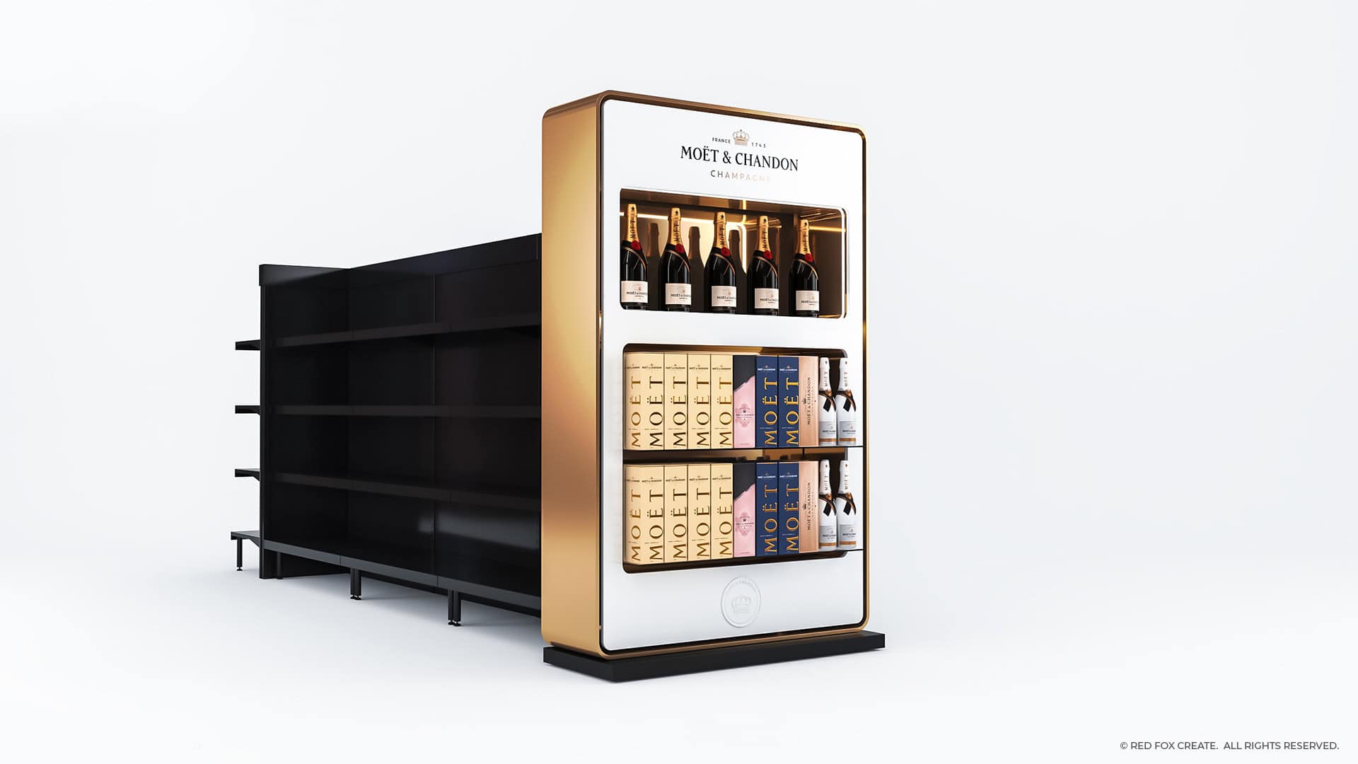 Red Fox Create - Moët & Chandon Gondola End