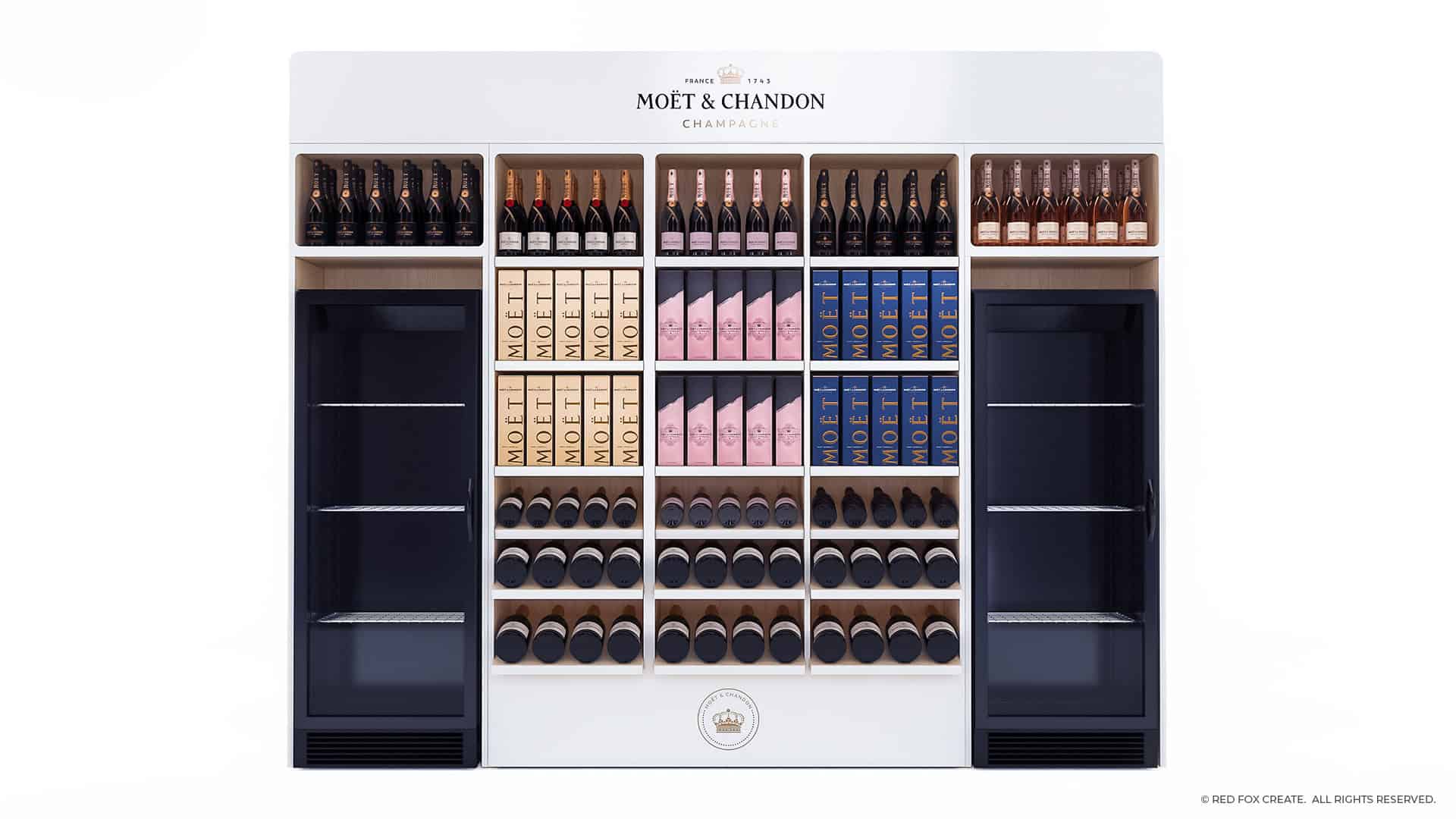 Red Fox Create - Moët & Chandon Wall Bay Cladding for Morocco