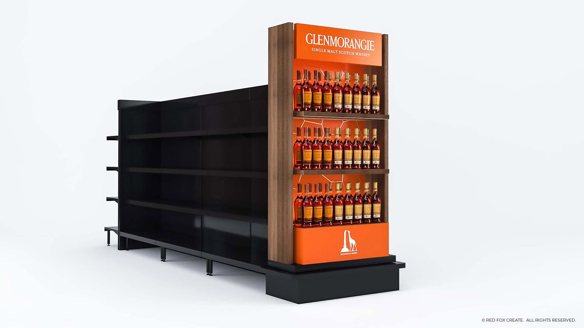 Red Fox Create - Glenmorangie Medium Gondola End
