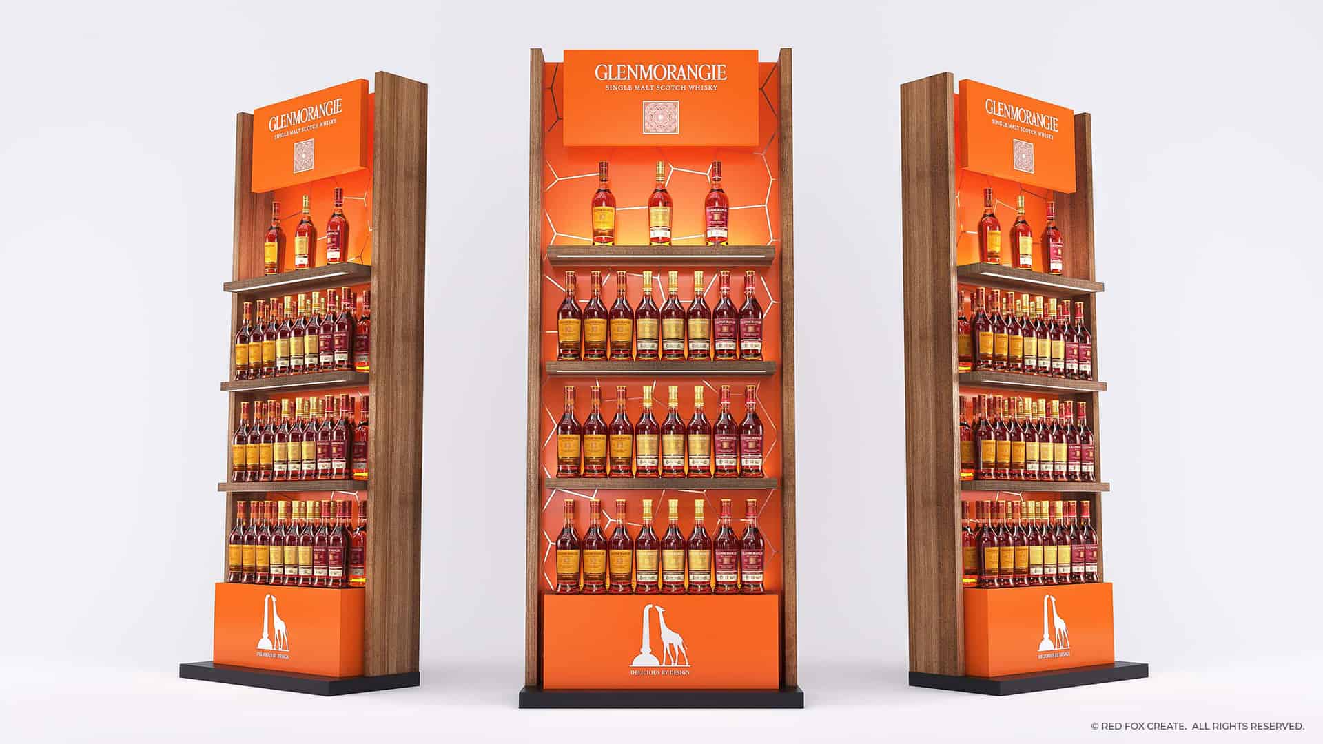 Red Fox Create - Glenmorangie Medium Permanent Display Unit