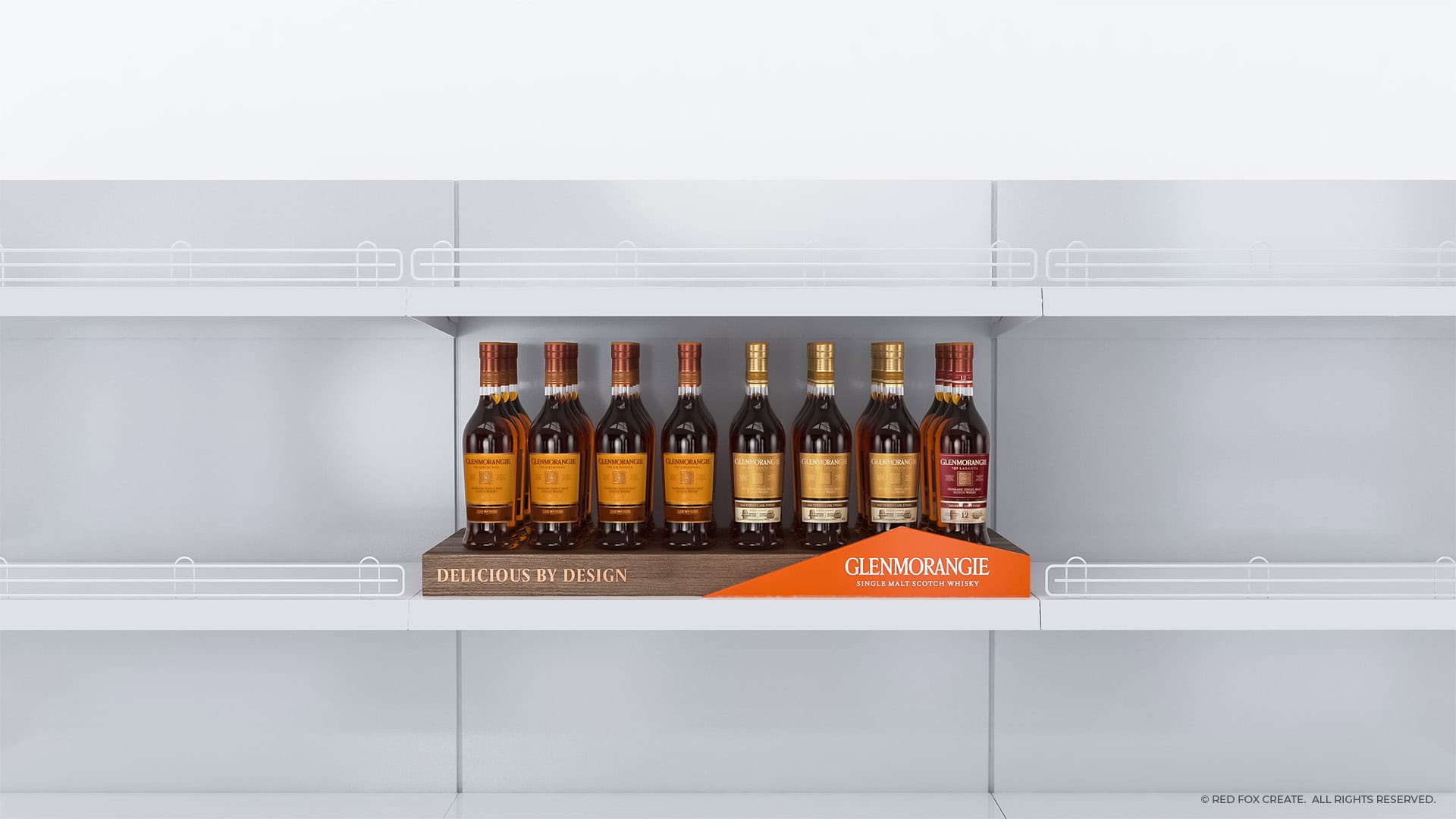 Glenmorangie Shelf in Shelf Display