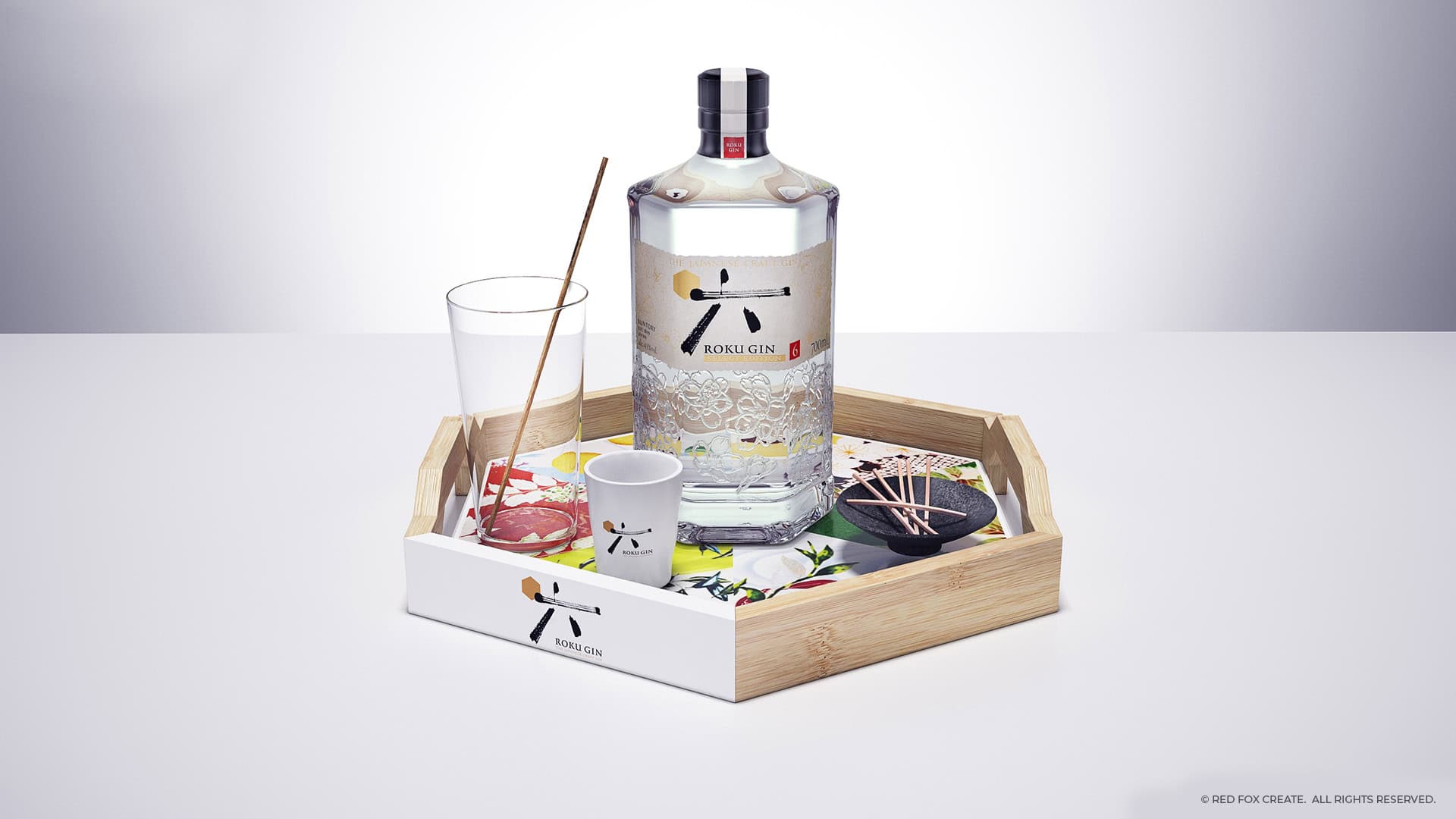 Roku Gin Tray