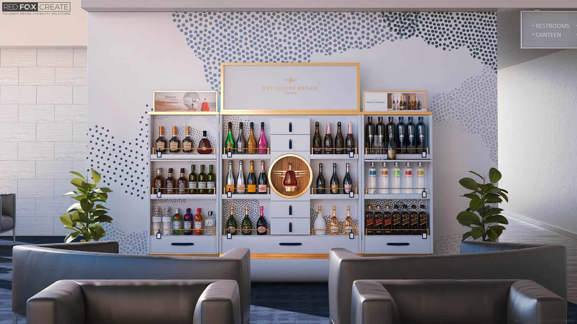 Executive Retail Shop - Spirits Display 2