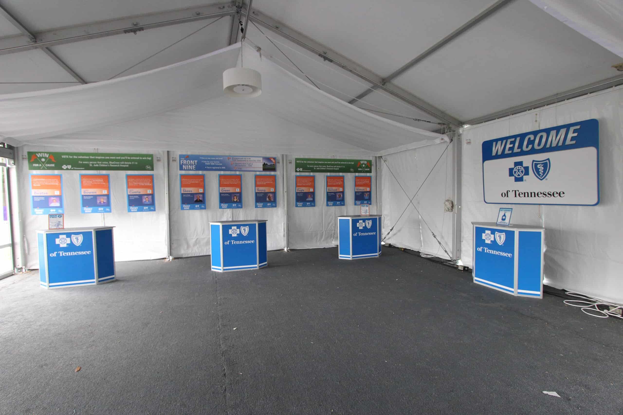 Event posters that effectively convey the company's messaging.